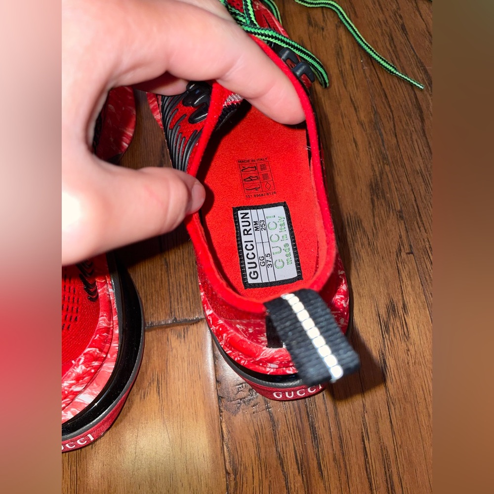 Gucci Red Sneakers